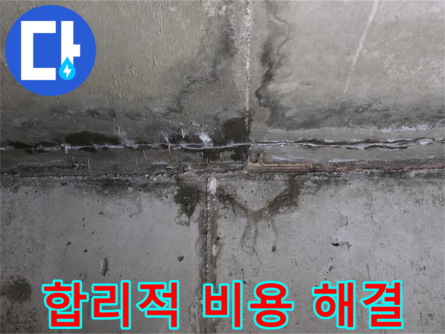 남양주 오남 두산아파트 벽 균열 누수 - 합리적인 비용으로 누수 해결