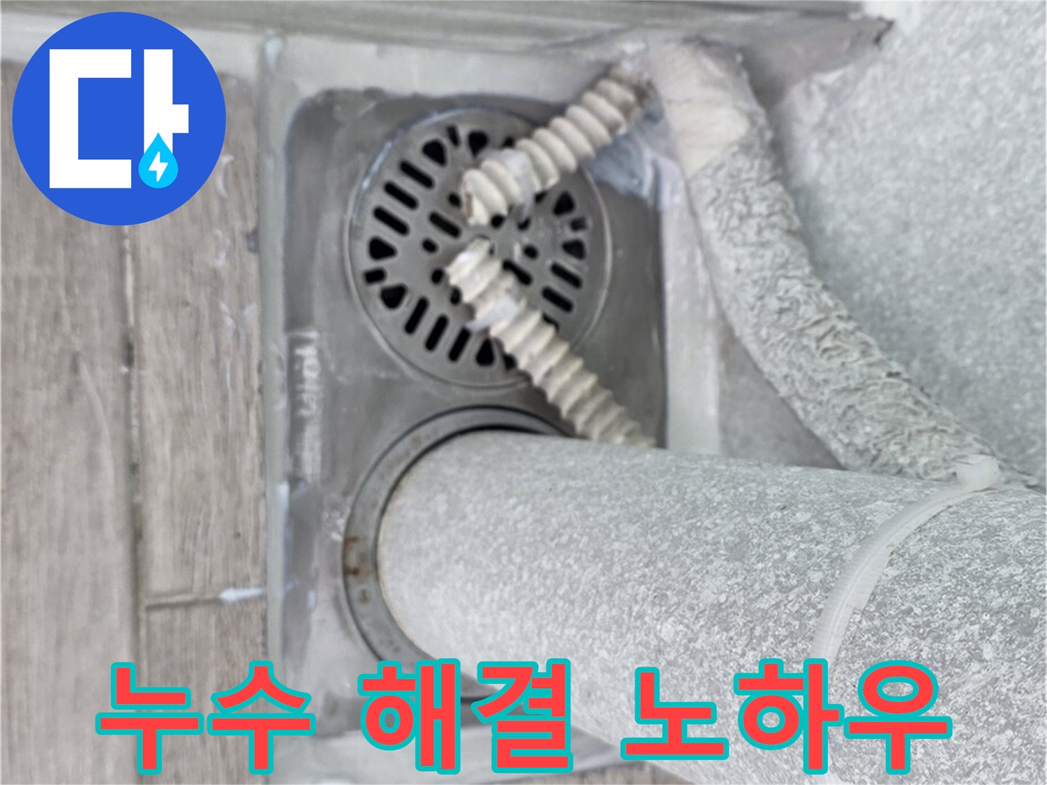 노원구 중계2동 아파트 누수 - 세탁실 하수구 주변 누수 완벽 해결 노하우 대공개