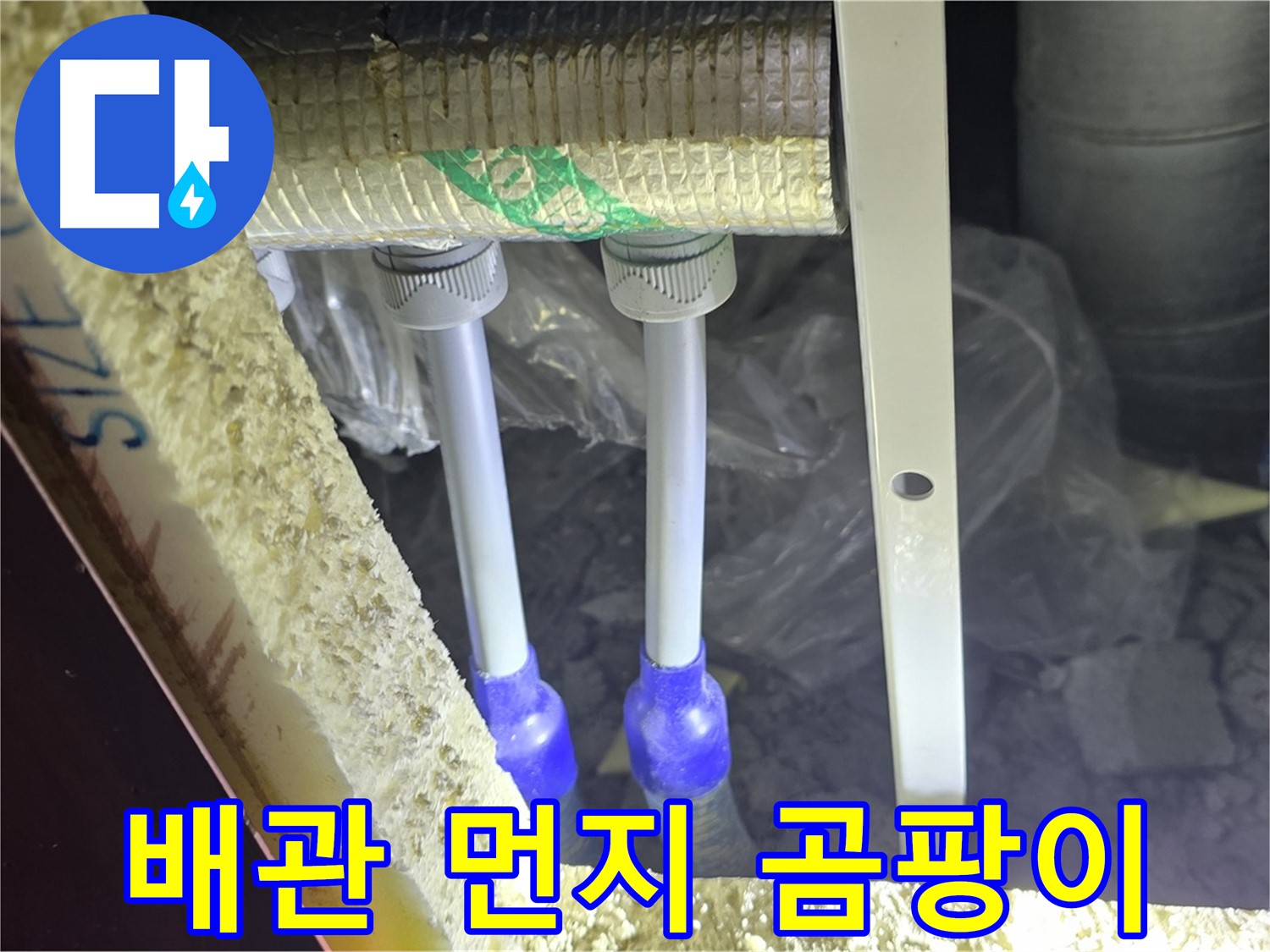 삼숭동 양주자이 누수 - 배관 연결 부속 주변 먼지 뭉침 및 곰팡이 초기 발생 여부 정밀 검사 진행