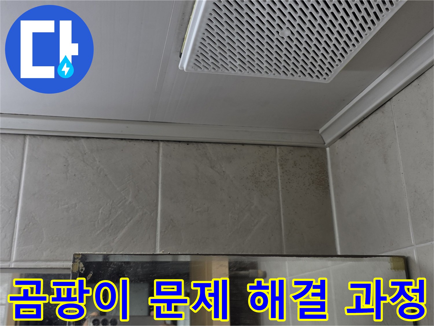 당산동 강변래미안 누수 공사 - 욕실 천장 곰팡이 문제 해결 과정을 상세히 보여드립니다.