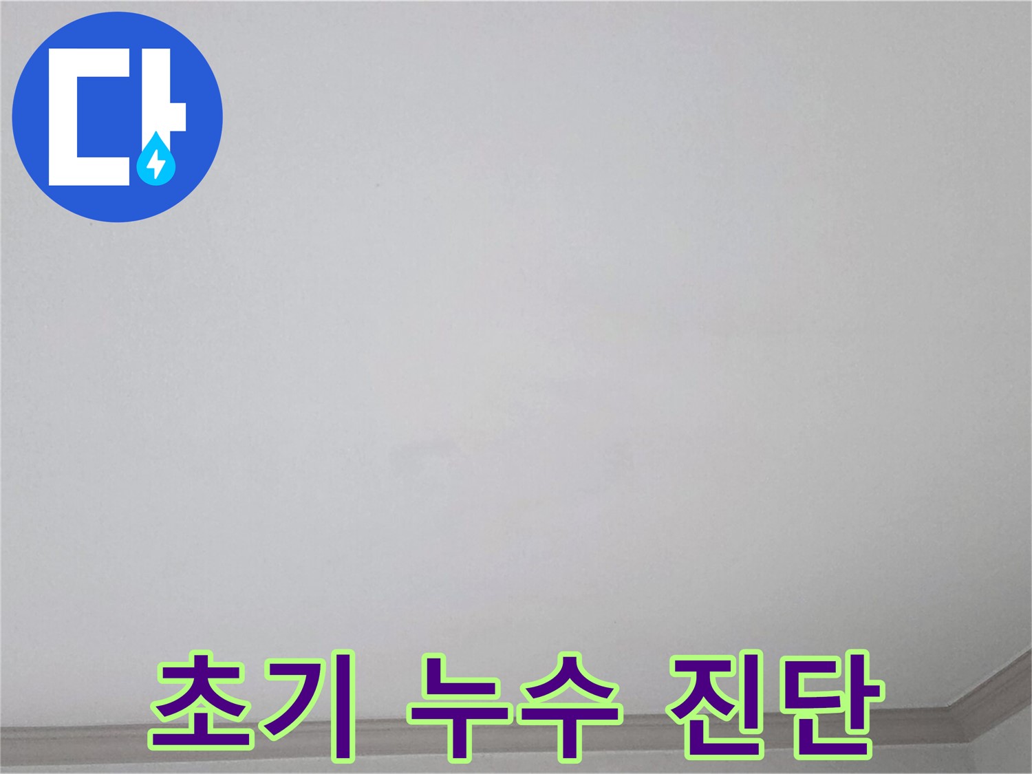 인천 남동구 논현동 논현주공1단지 아파트 천장 - 초기 누수 진단을 위한 면밀한 검토