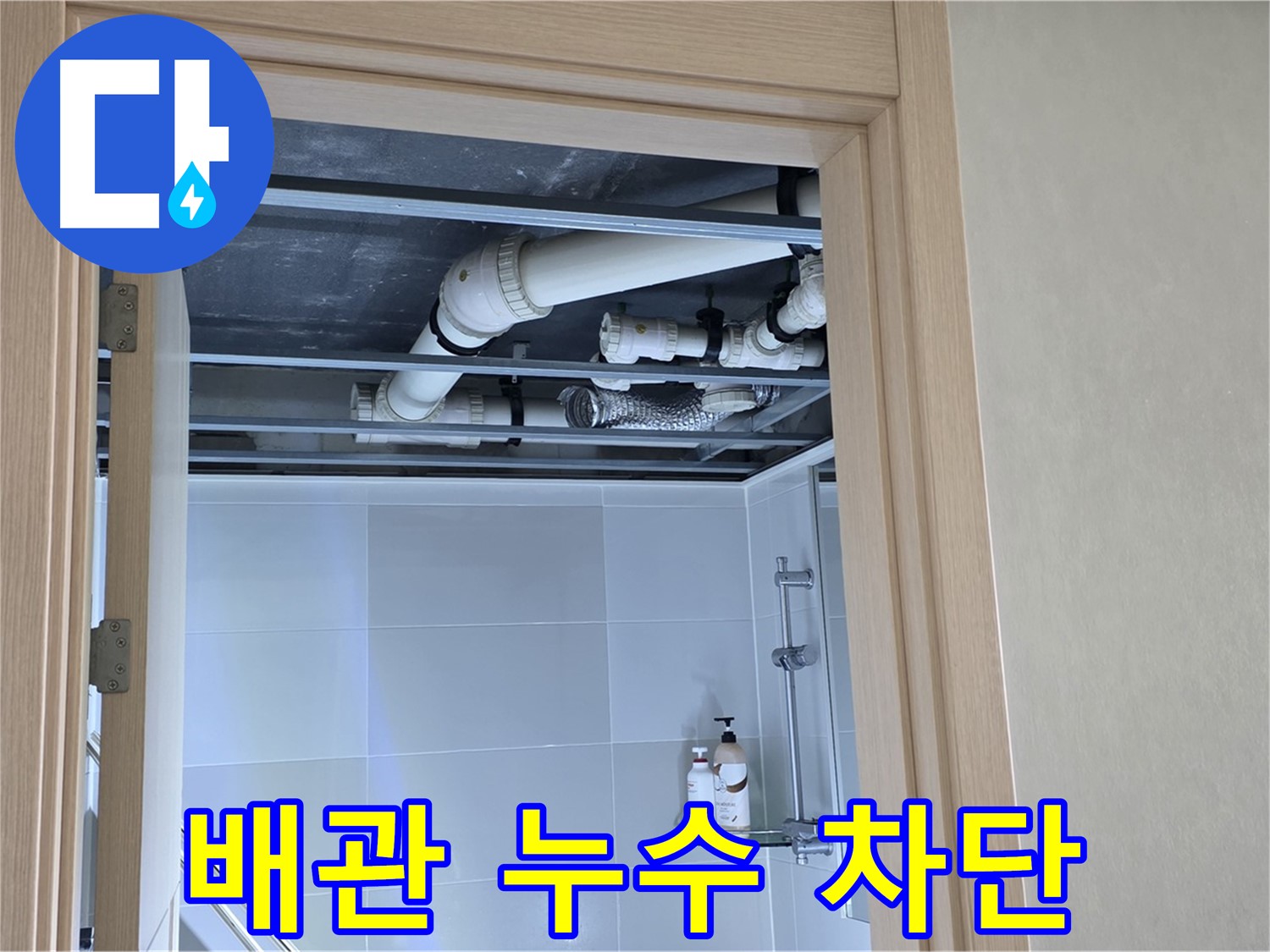 옥정동 율정마을 아파트 천장 배관 누수 - 완벽 차단으로 안심