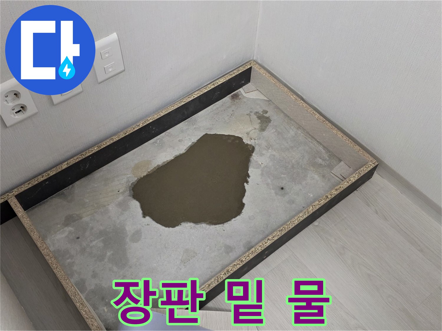 길음동 숭인로 누수 - 장판 밑 물 고임 확인 - 누수 해결 과정 본격 시작