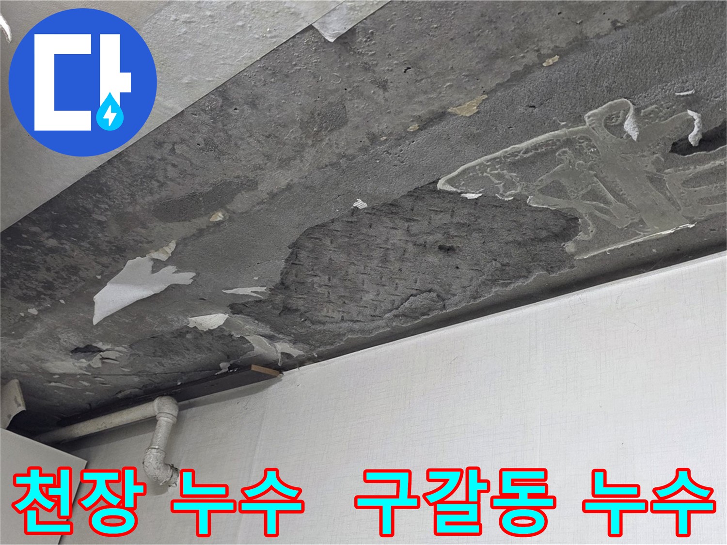 용인시 기흥구 구갈동 아파트 천장 누수 발생 - 누수탐지 전문 업체에서 정확한 원인 파악 및 해결