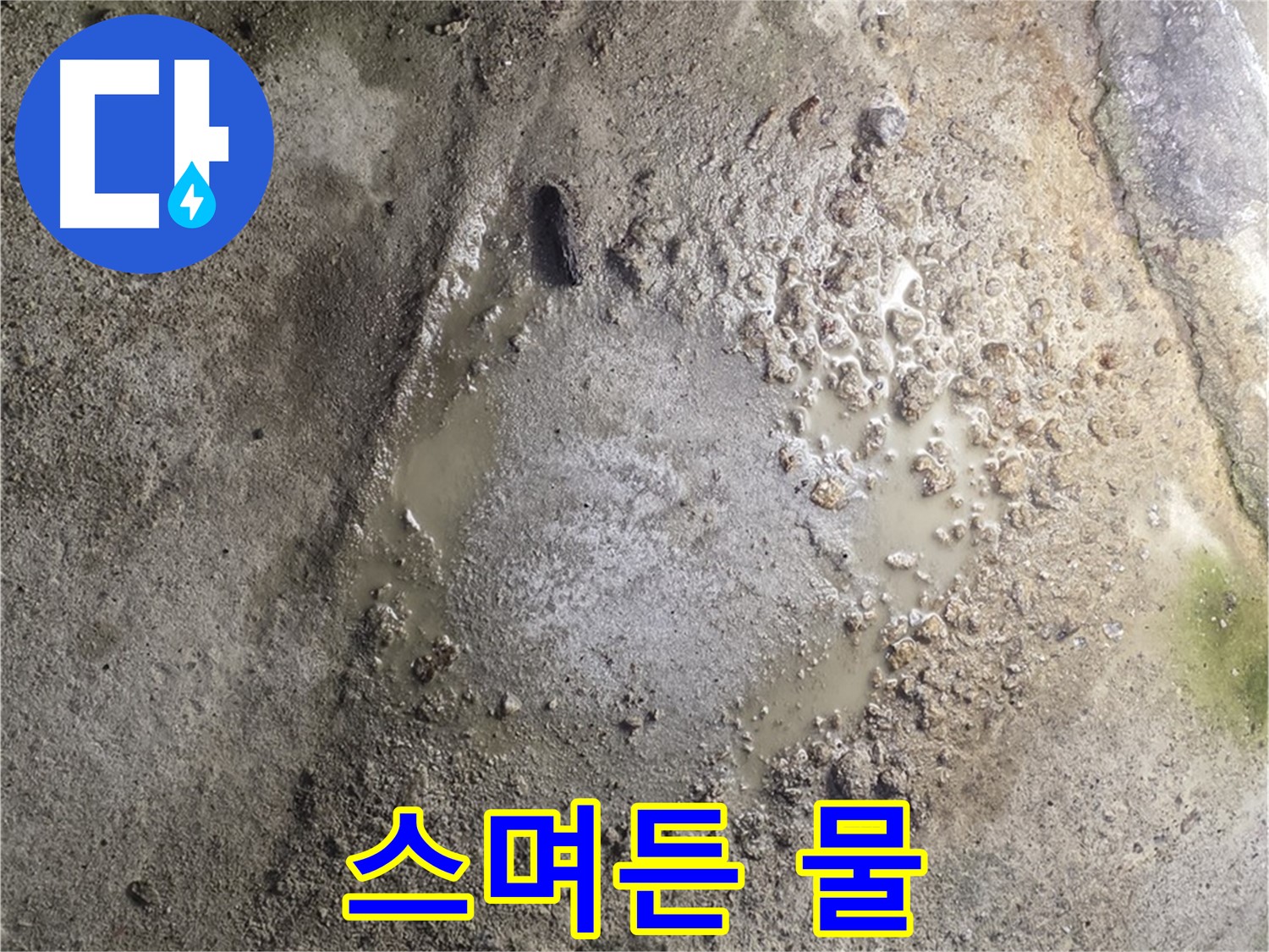 철원군 서면 와수리 누수 - 바닥에 물이 스며듦, 완벽 차단 시공으로 누수 걱정 없이 생활하세요.