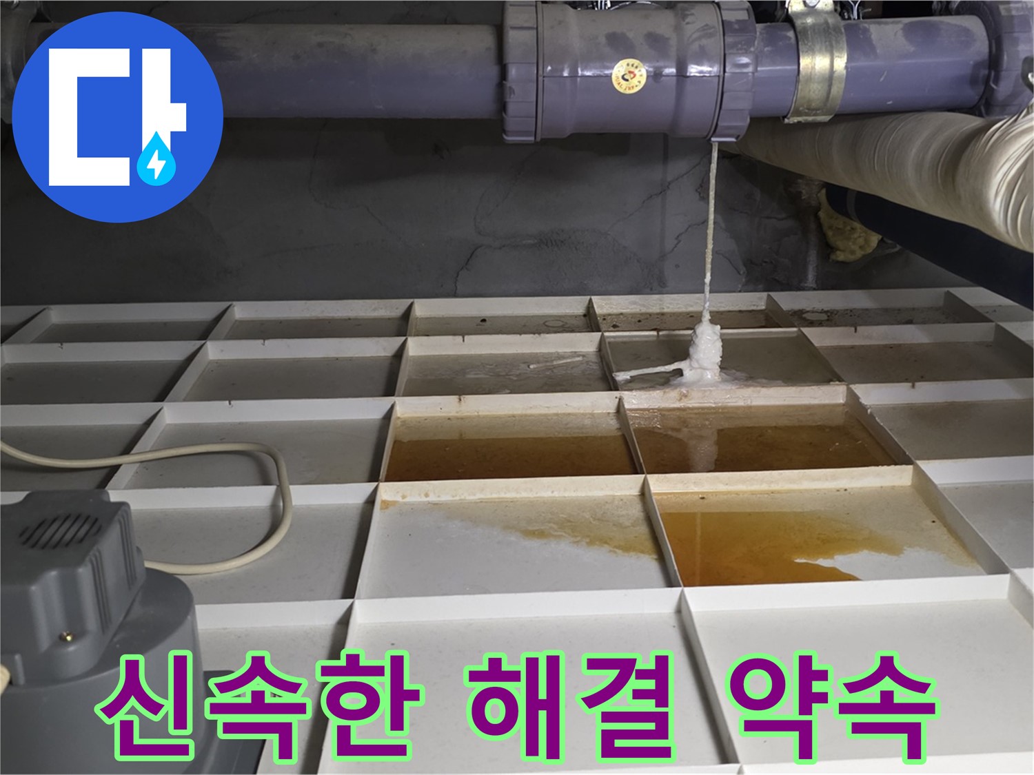 성남 분당 운중동 산운마을 6단지에서 누수를 신속하게 해결해 드릴 것을 약속드립니다 - 빠른 방문과 정확한 진단으로 해결합니다.