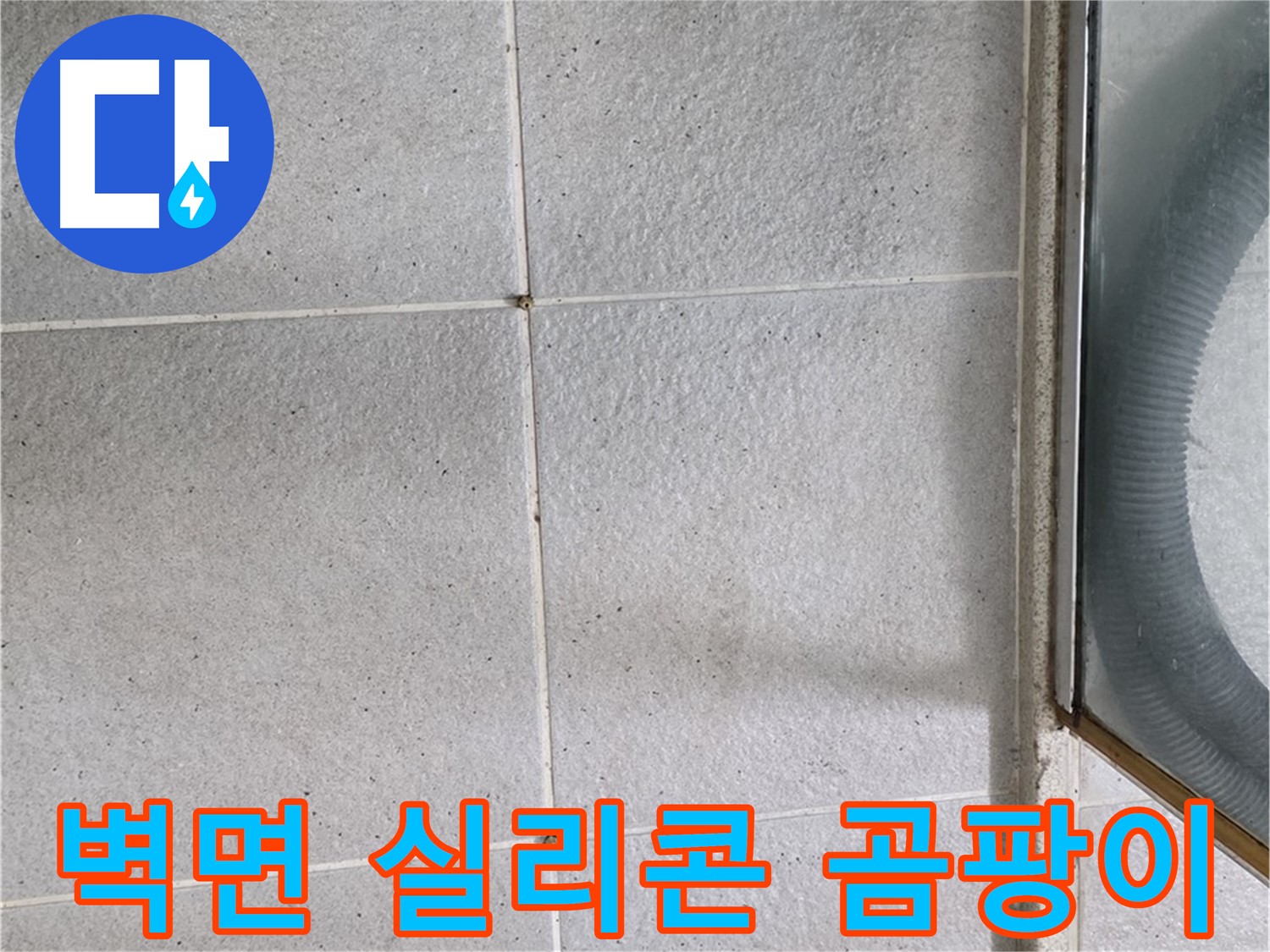 운중동 욕실 벽면 타일 틈새 - 실리콘 들뜸과 곰팡이는 누수의 확실한 징후입니다.