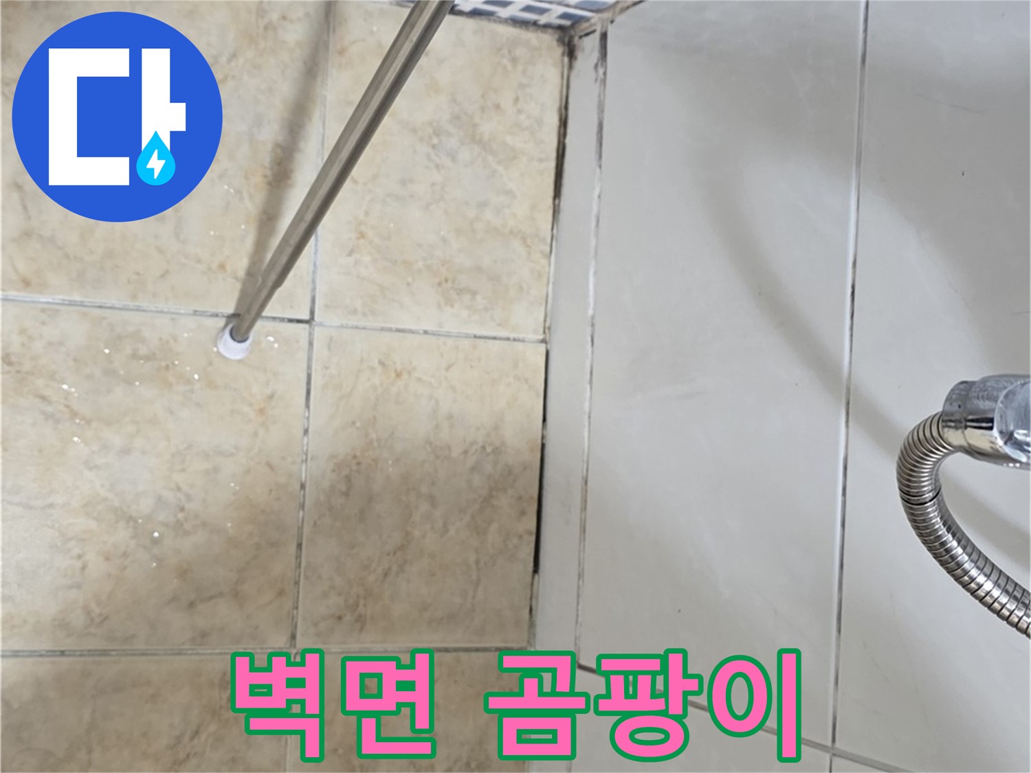벽면 하단 곰팡이 - 곰팡이 냄새 - 누수 의심