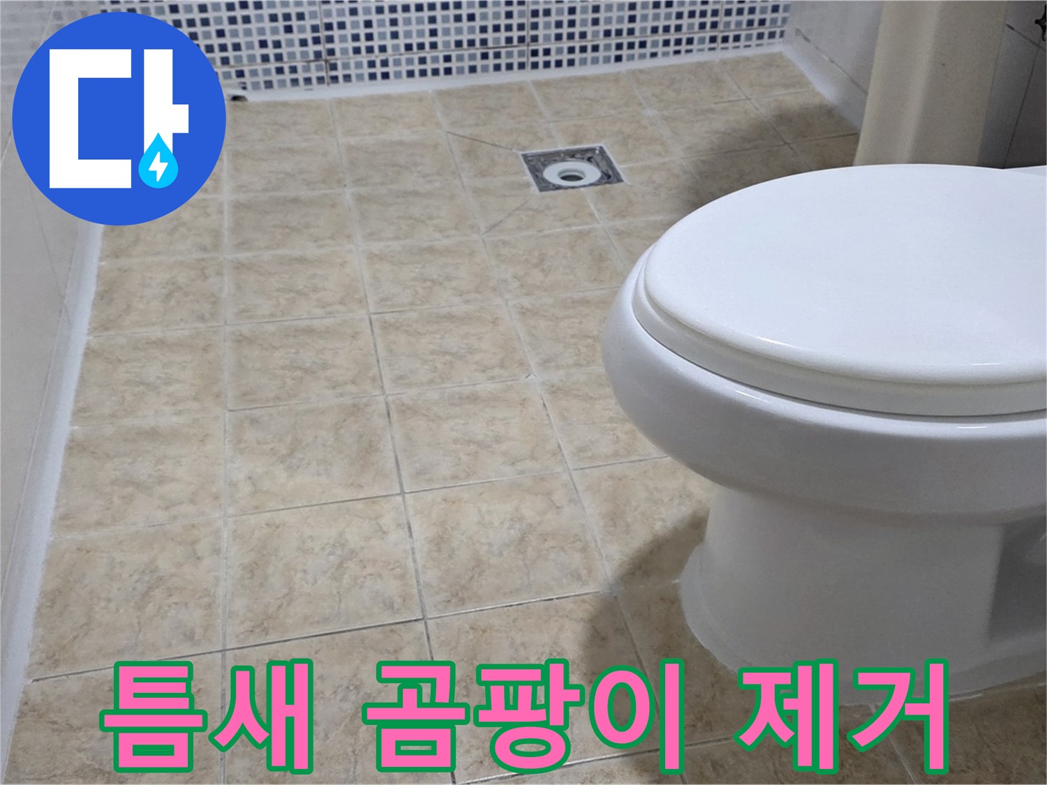 변기 틈새 - 곰팡이 제거, 실리콘 시공