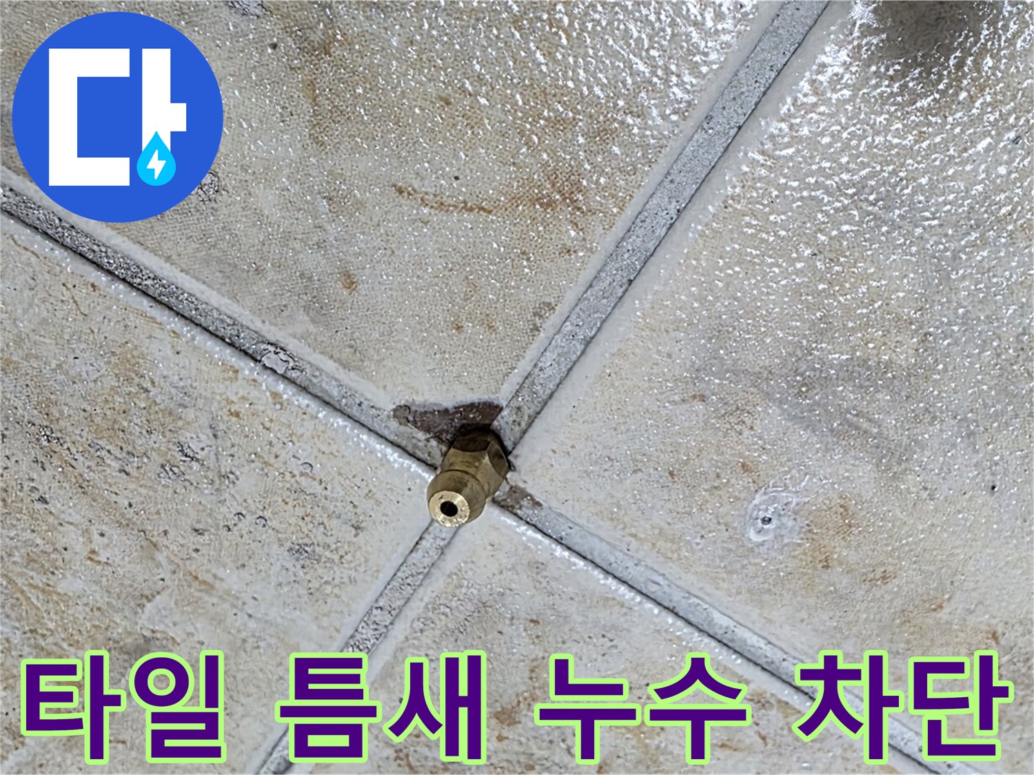 타일 틈새 누수 차단 - 전문 기술로 완벽하게