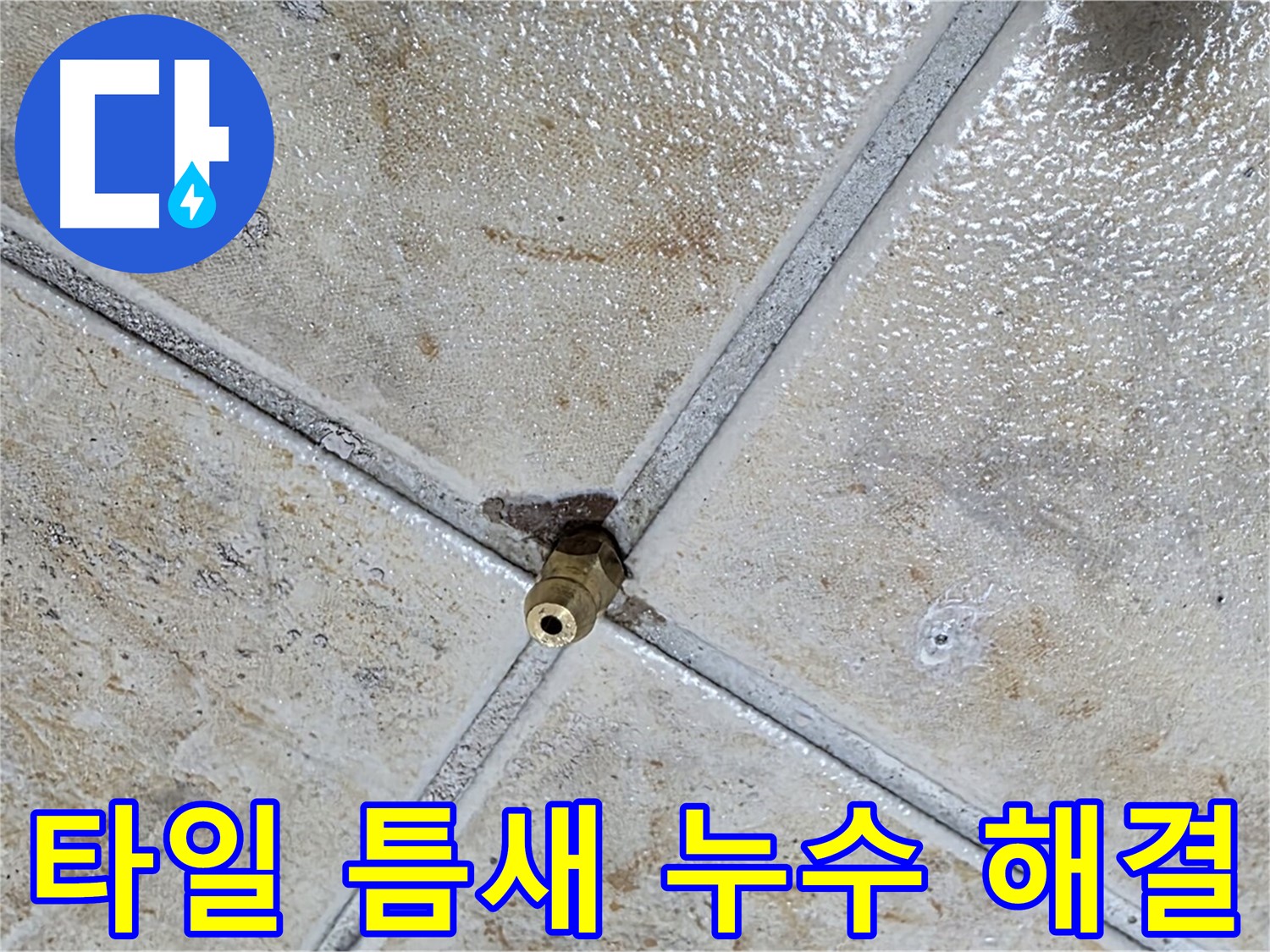 타일 틈새 누수 해결 - 완벽한 시공으로 안심