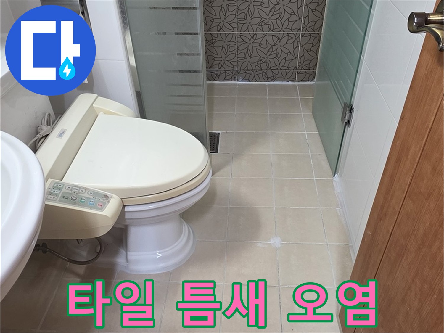 백석읍 서광아파트 - 변기 하부 타일 틈새 오염, 누수 분석