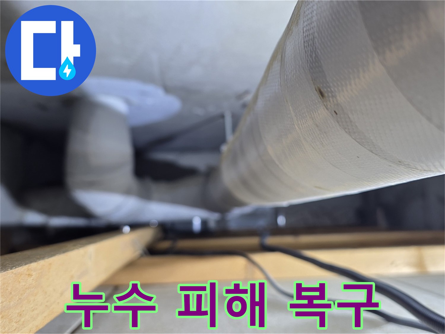 양주 서광아파트 누수 - 누수 피해 복구를 위한 도배 및 장판 시공