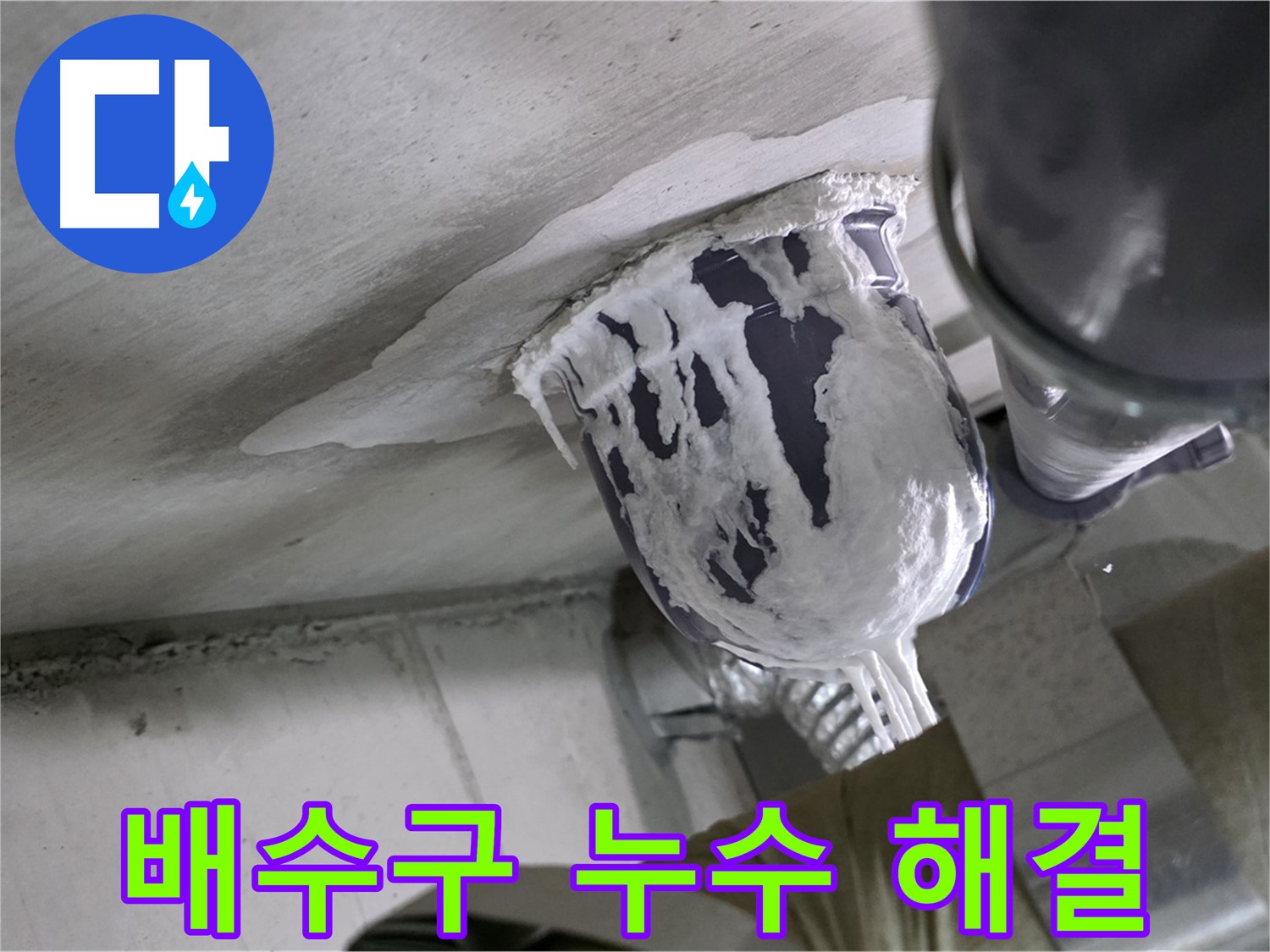 분당 운중동 산운마을 - 배수구 주변 누수, 책임지고 해결해 드립니다