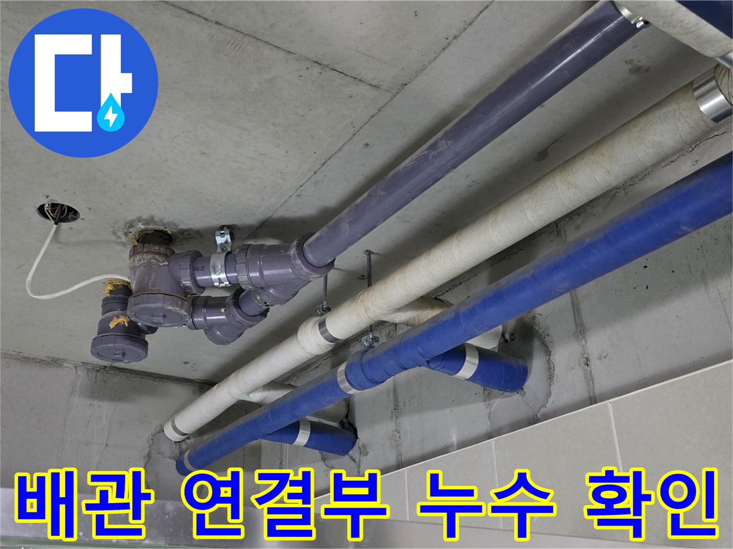 성남 분당 배관 연결부 누수 확인 - 꼼꼼한 점검으로 완벽하게 해결
