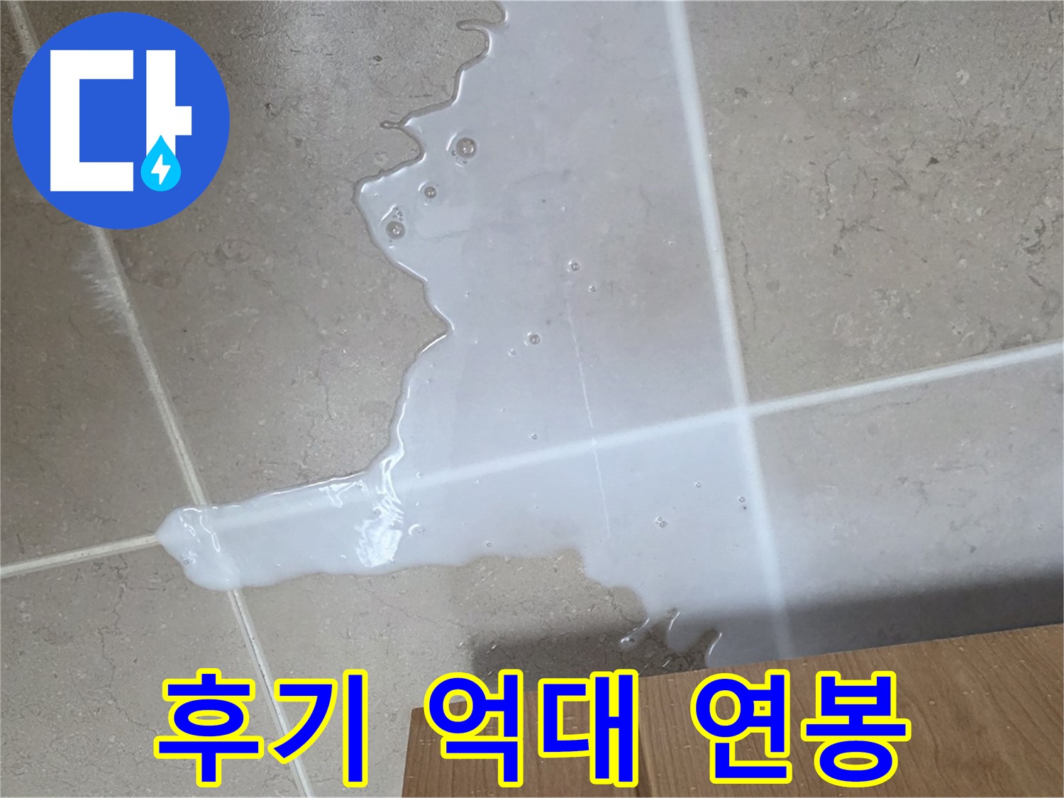 포천 일동 기산베스트빌 아파트 - 씽크대 누수 해결 후 고객 만족 후기 (가상) - 고객 만족 후기 억대 연봉