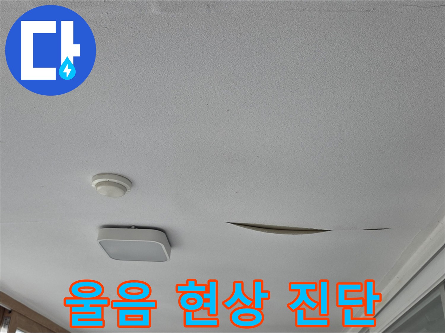 포천 일동 아파트 천장 누수 - 석고보드 울음 현상 진단