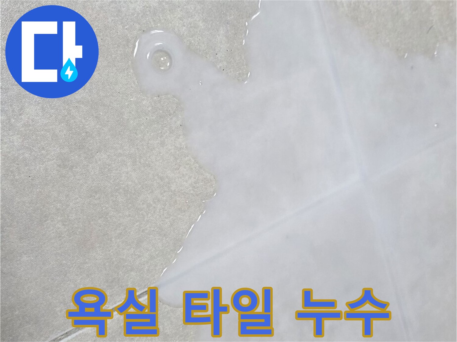 양주 옥정동 율정마을13단지 아파트 욕실 타일 누수 - 완벽하게 해결