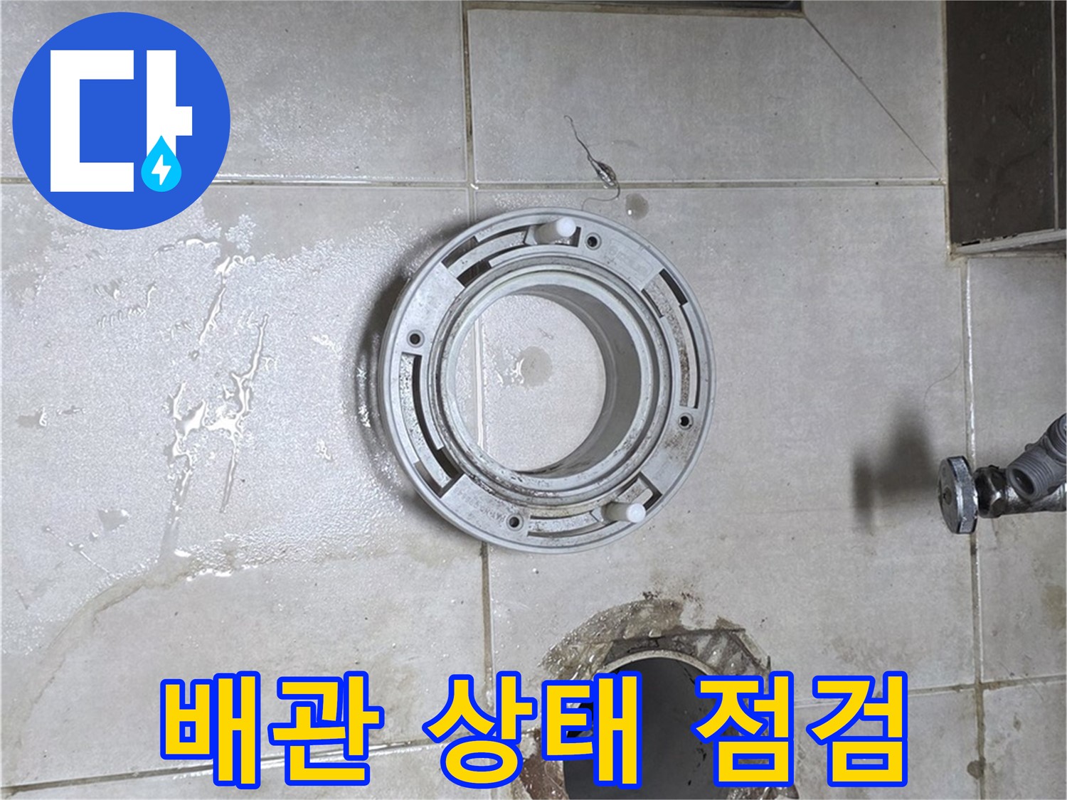옥정동 율정마을 아파트 변기 하수구 - 배관 상태 꼼꼼하게 점검