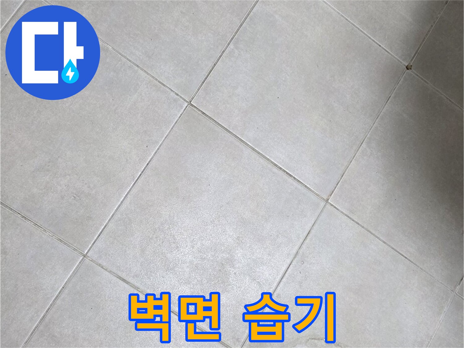 욕실 벽면 습기 - 곰팡이 발생 전 누수 의심