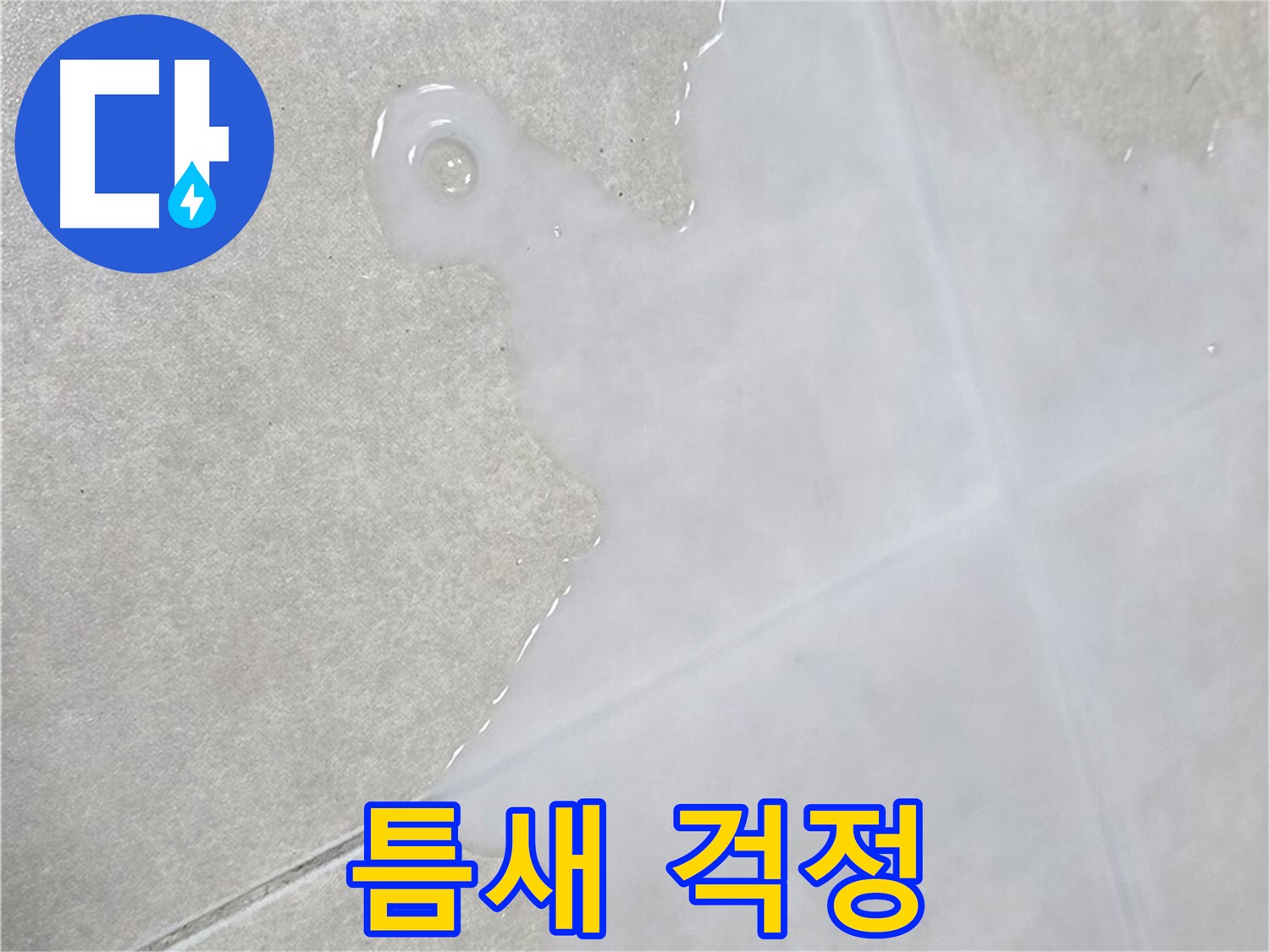 율정마을13단지 아파트 타일 틈새 물 - 이제 누수 걱정 없이 쾌적하게