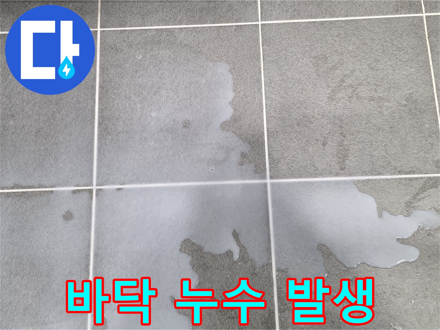 동패동 아파트 욕실 바닥 누수 발생 - 누수탐지 전문가의 완벽한 누수 차단