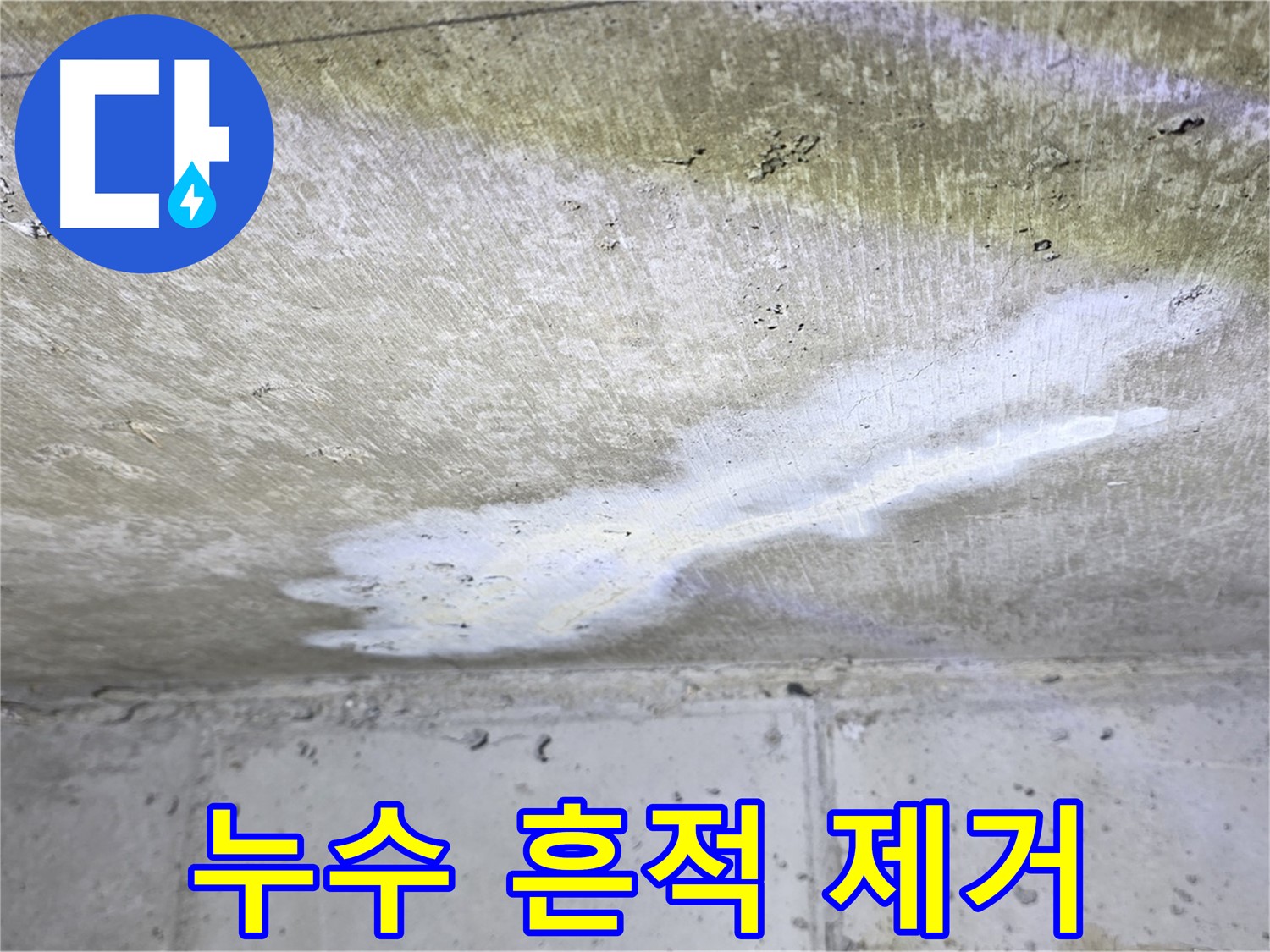 중계동 현대5차 아파트 누수 흔적 제거 - 깨끗한 마무리