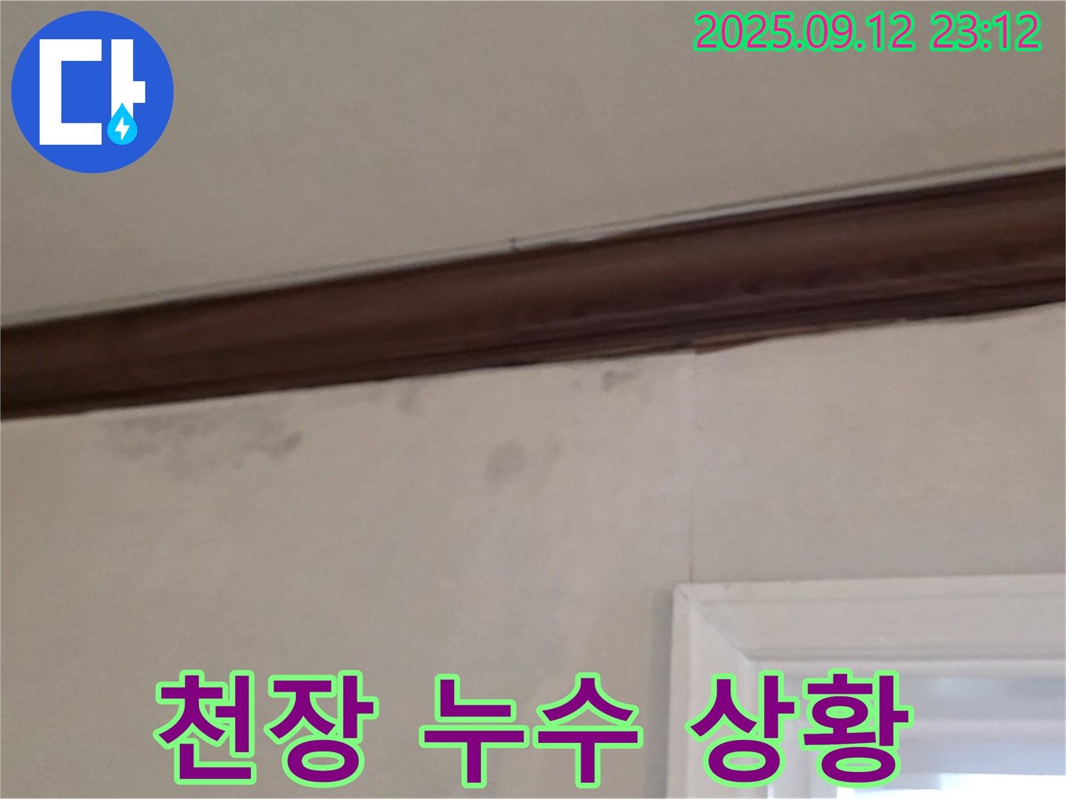 중계동 현대5차 아파트 천장 누수 - 누수 상황 진단 및 전문가의 해결 과정