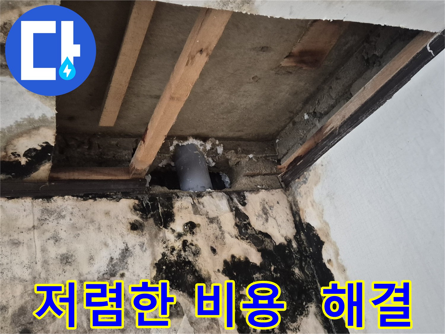저렴한 비용으로 확실한 누수 해결 - 가성비 최고