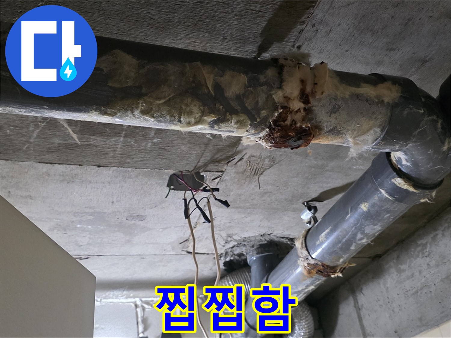 새절역 누수 - 오수 배관 부식 찝찝함 해결