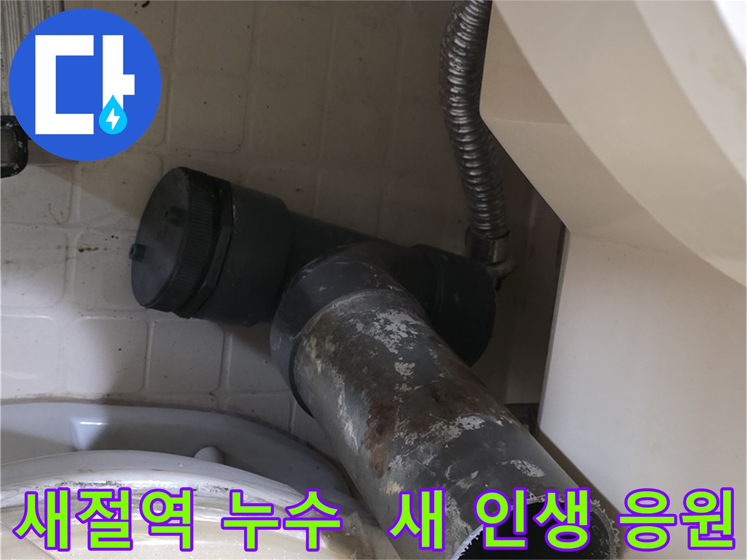 새절역 현대아파트 변기 누수 - 낡은 오수관, 새로운 인생을 응원합니다!