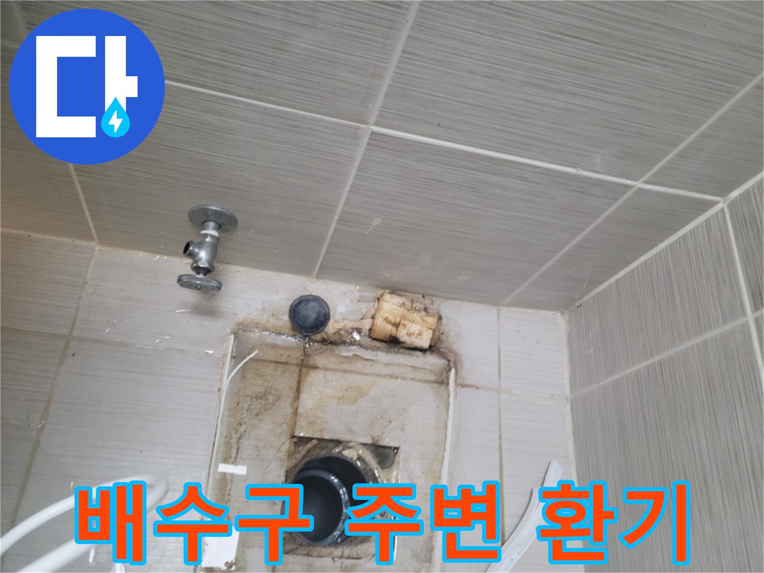 동두천 신창비바패밀리-2단지 배수구 주변 환기로 곰팡이 발생 방지