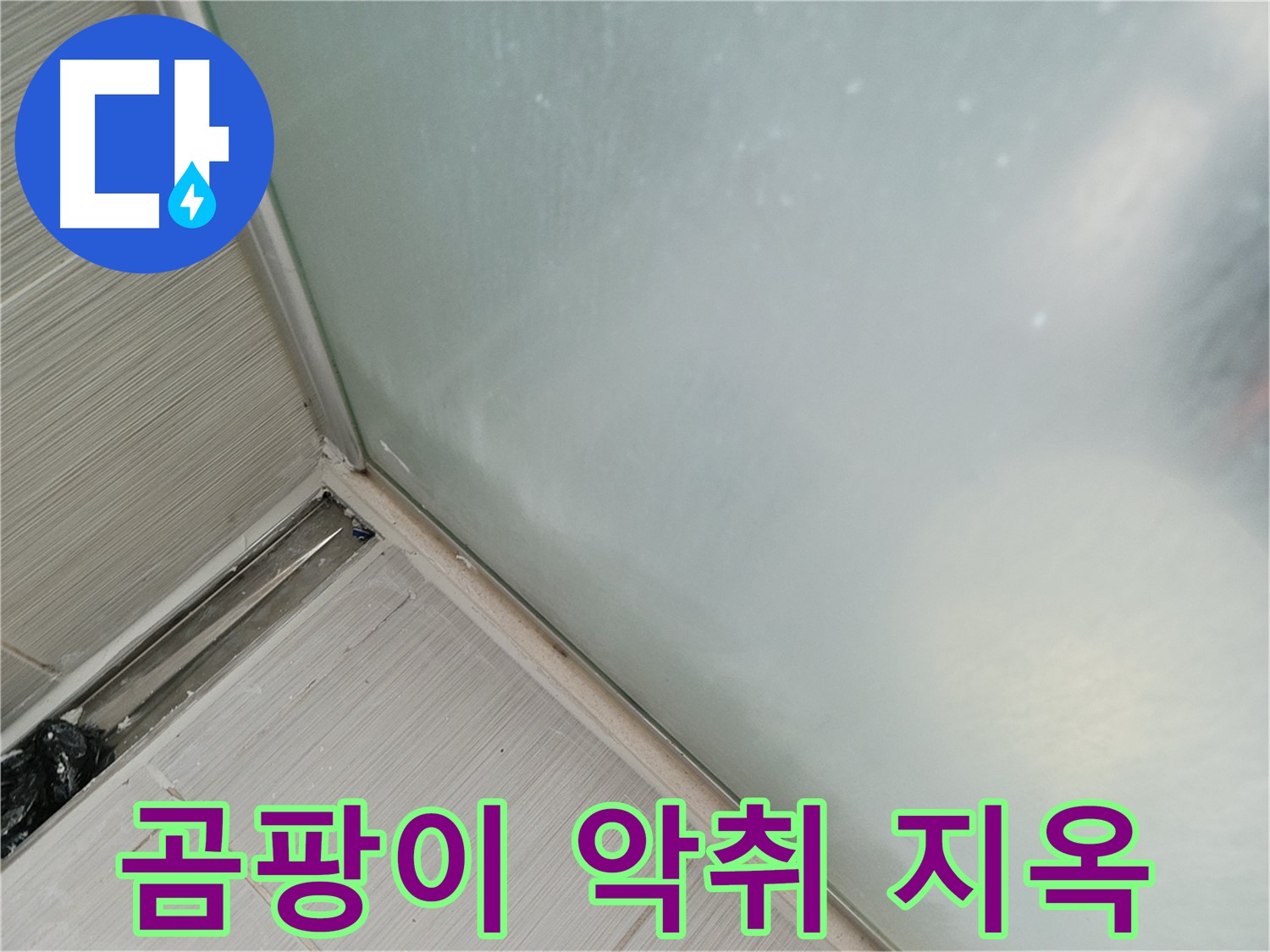 샤워부스 누수 - 곰팡이 - 악취 - 지옥