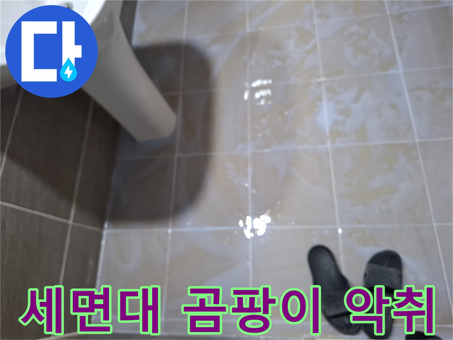 봇들마을2단지 세면대 누수 - 곰팡이와 악취가 심각한 세면대 누수 현장