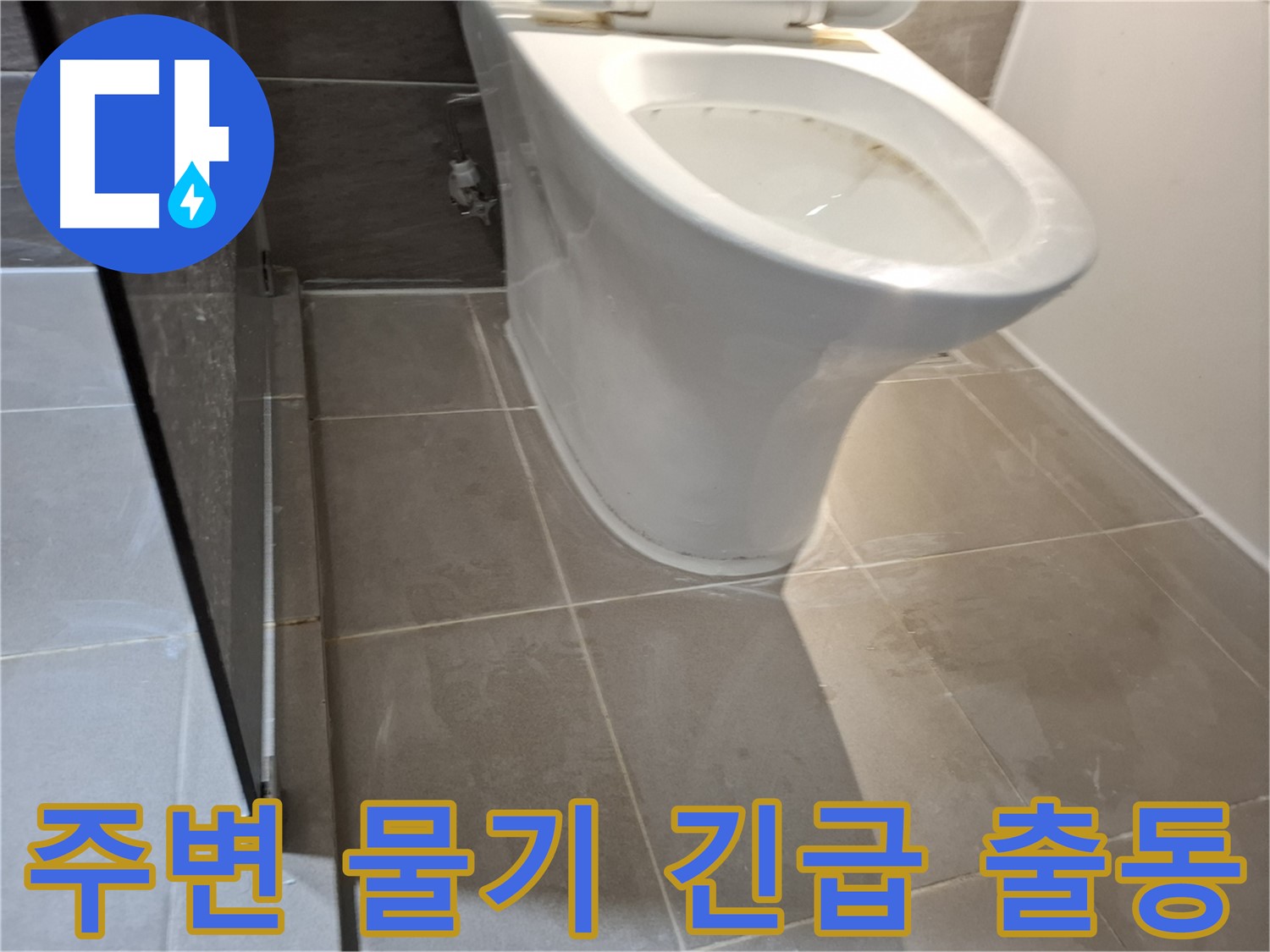 성남 삼평동 717번지 - 변기 주변 물기 - 긴급 출동 서비스