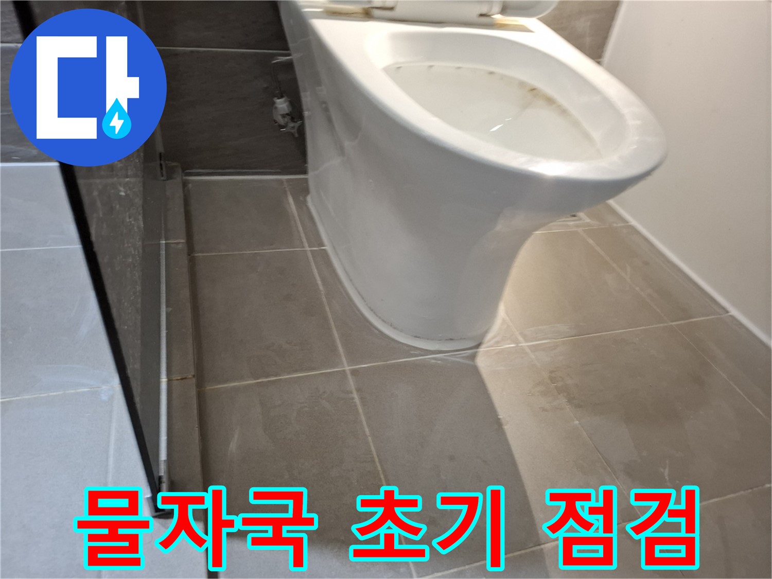 성남 삼평동 - 변기 주변 물자국, 누수 초기 증상 점검
