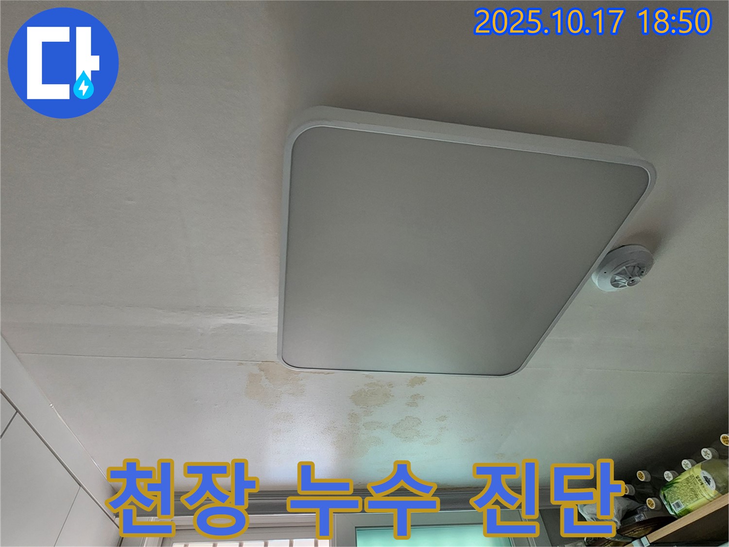 양주시 남면 상수리 - 천장 누수 부위 정밀 진단 및 누수 원인 분석