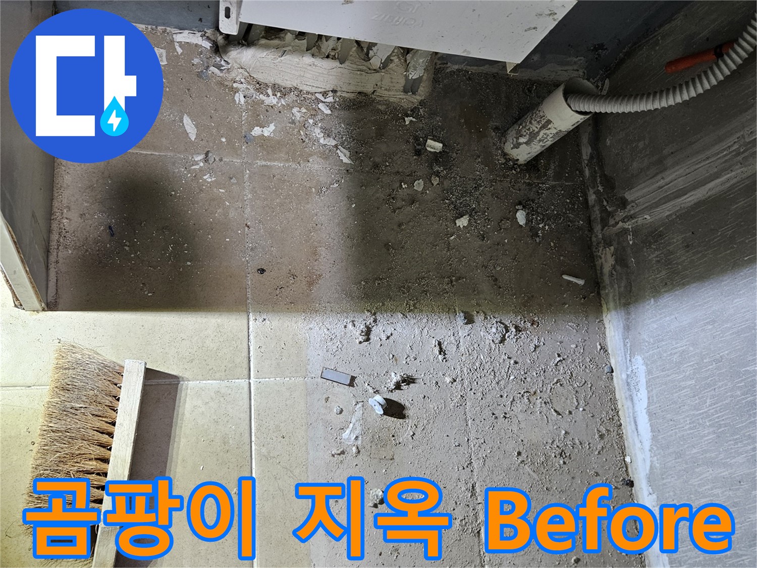 양평 용문면 어수리 누수 - 청소 전 곰팡이 지옥 - Before 사진 공개