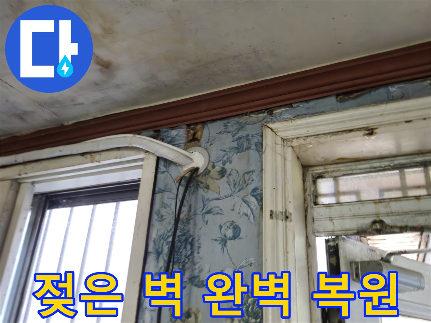 누수 해결 및 젖은 벽 완벽 복원 - 용산구 청파동 주택 리모델링