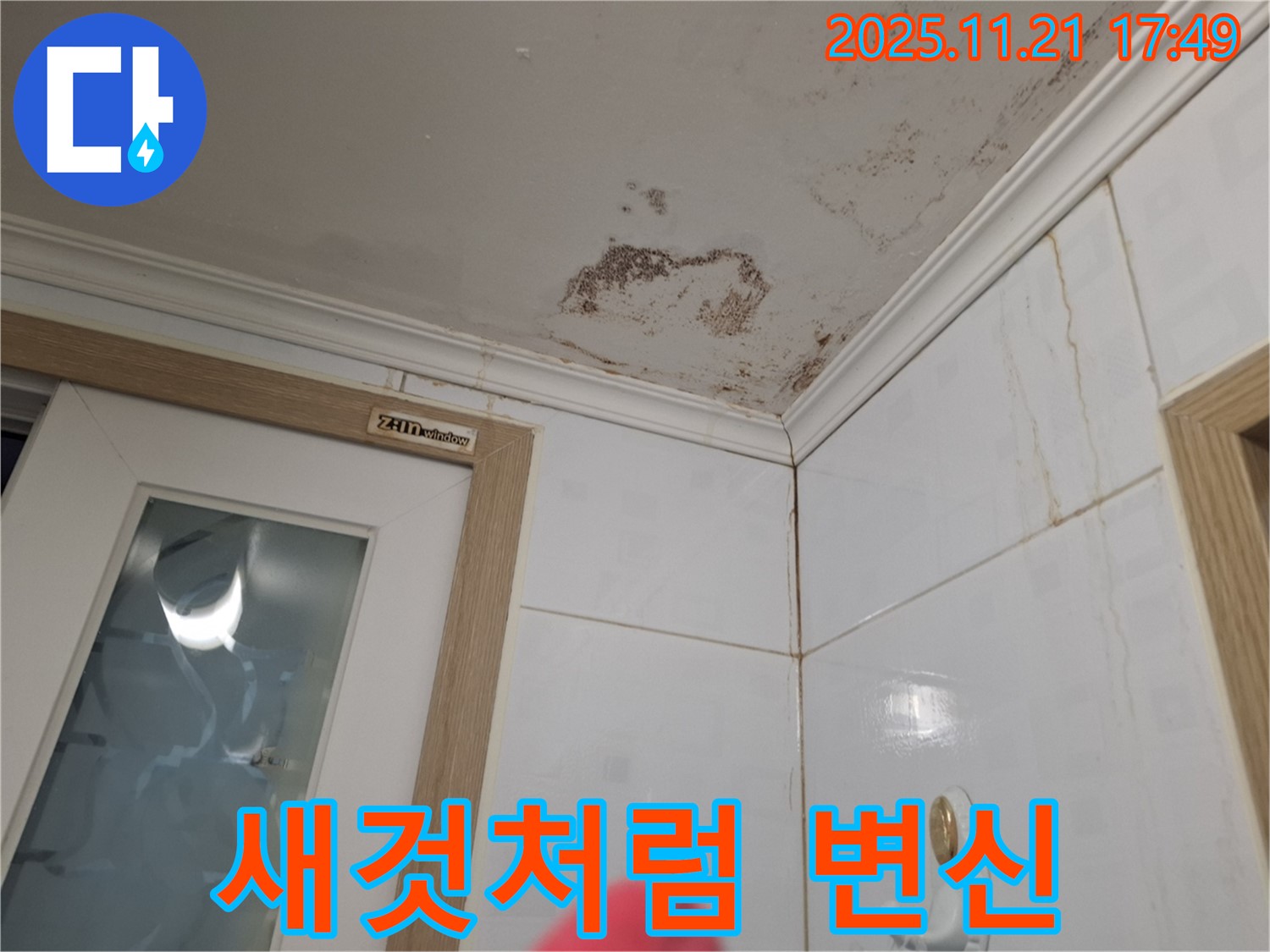 새것처럼 변신 - 곰팡이 얼룩진 화장실을 새것처럼 깨끗하게 변신시켜 드립니다.