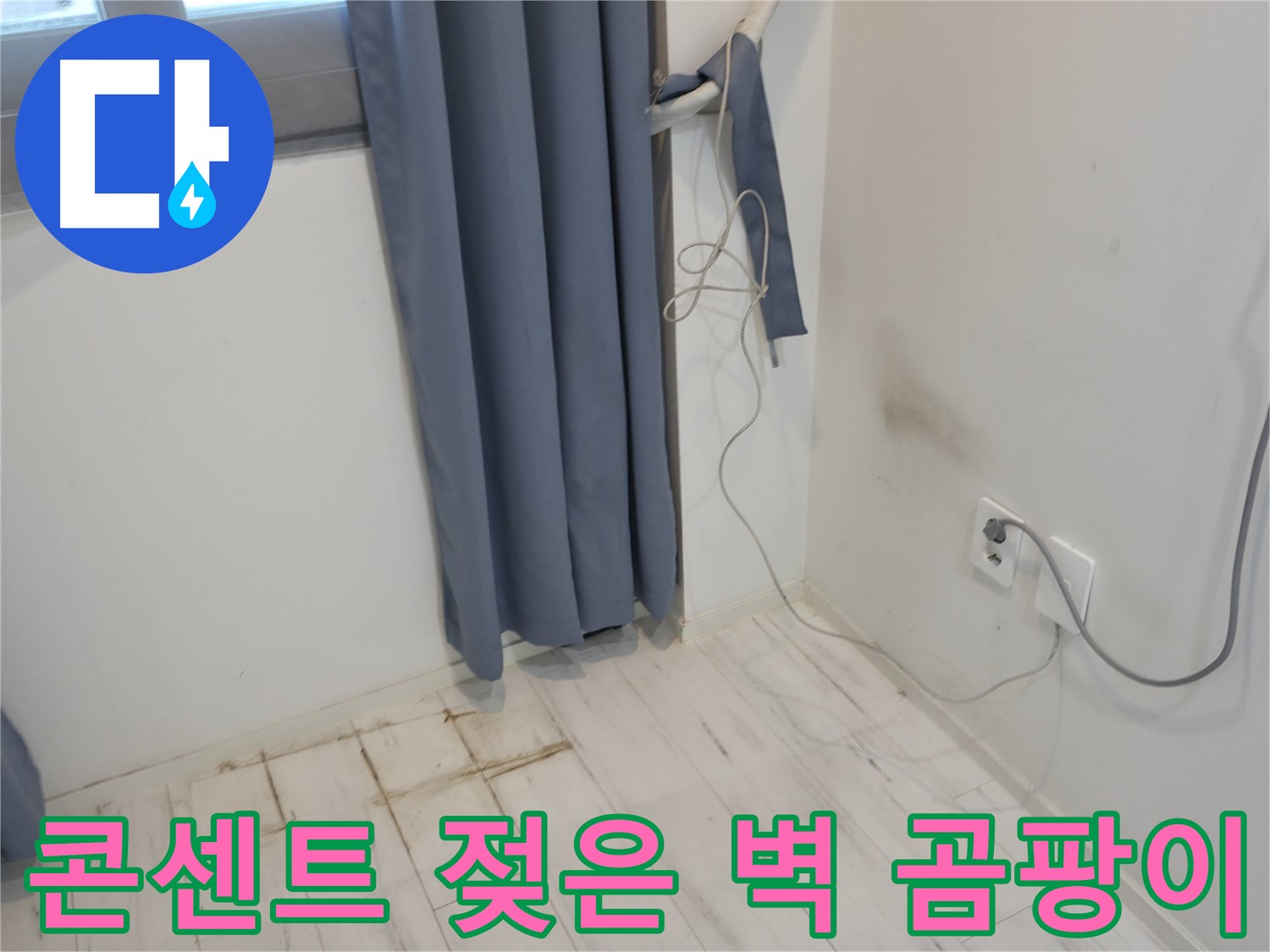 관악구 누수 - 콘센트 주변 젖은 벽, 곰팡이 - 탐지