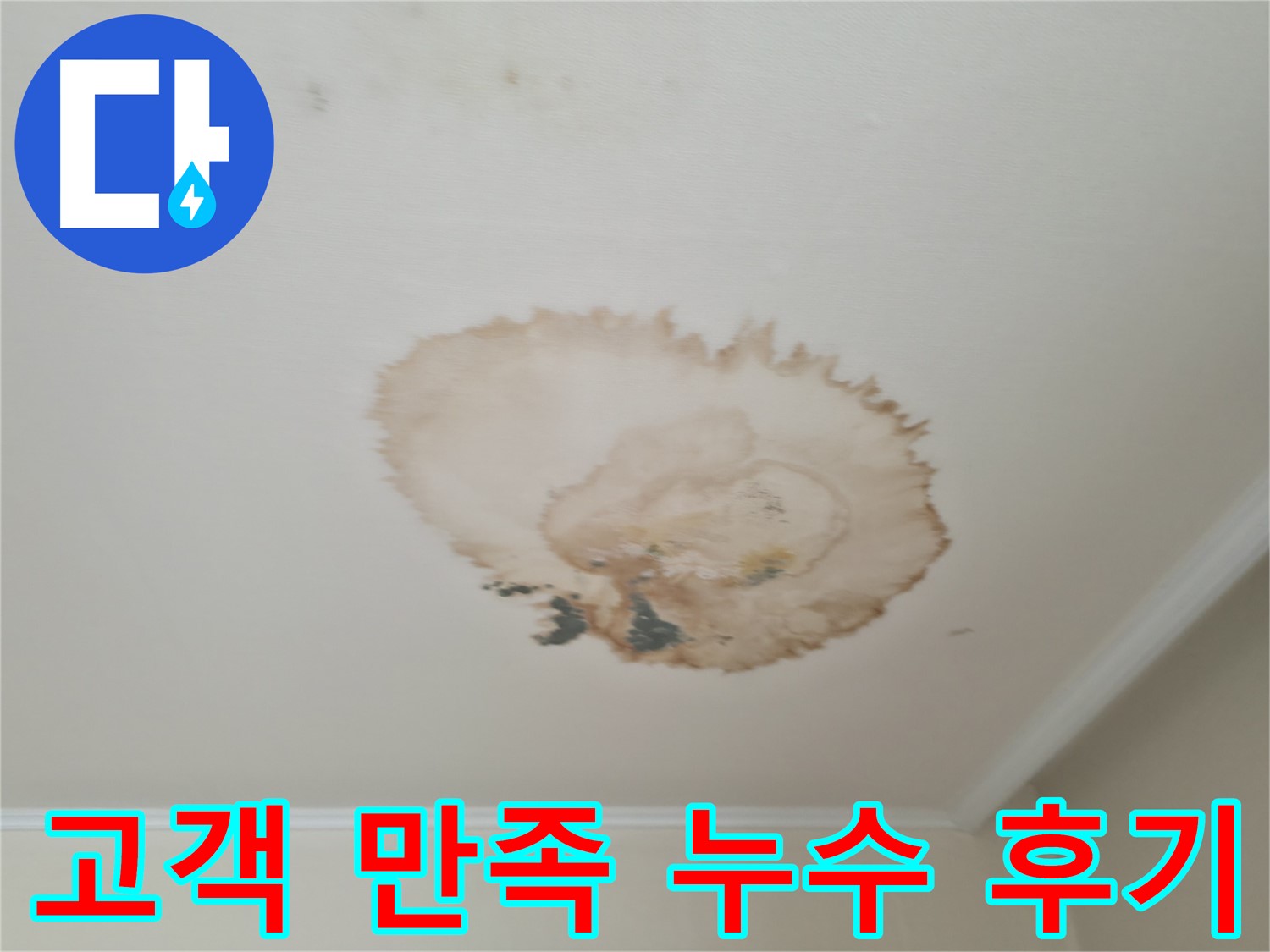 고객 만족 후기 - 서대문구 북가좌동 누수 - 믿음직한 업체
