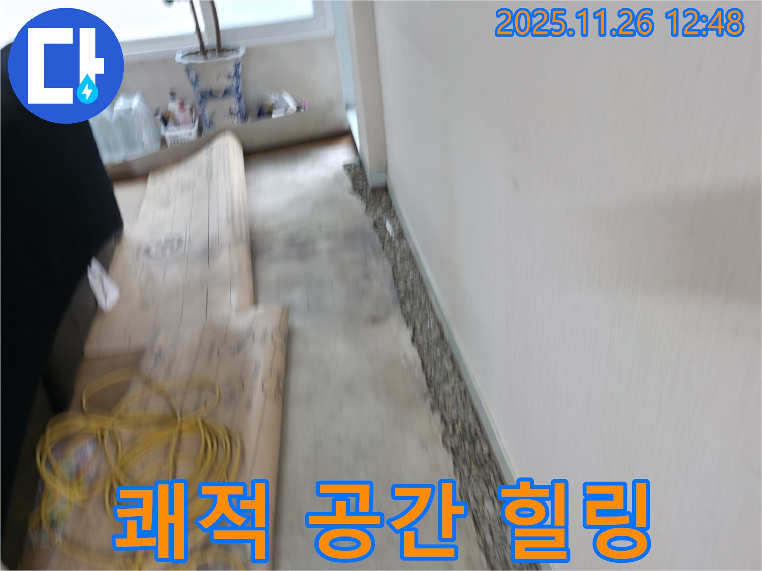서초동 명달로4길 벽 하단 곰팡이 제거 - 쾌적한 공간에서 힐링하세요!