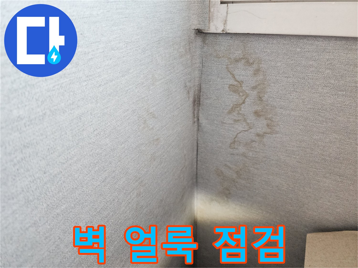 천천동 삼성아파트 누수 - 벽 얼룩은 누수 징후일 수 있으니 꼼꼼히 점검하세요.