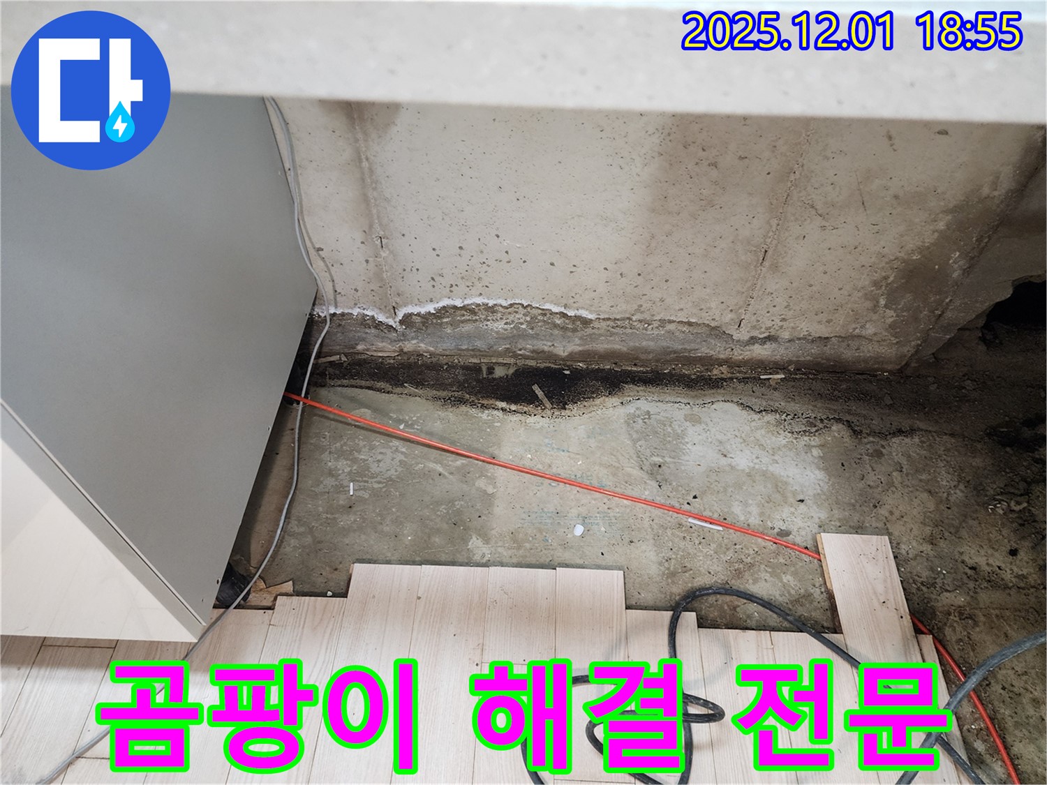 포천 이동면 연곡리 싱크대 누수 - 곰팡이 문제 해결 전문 업체의 확실한 시공 과정