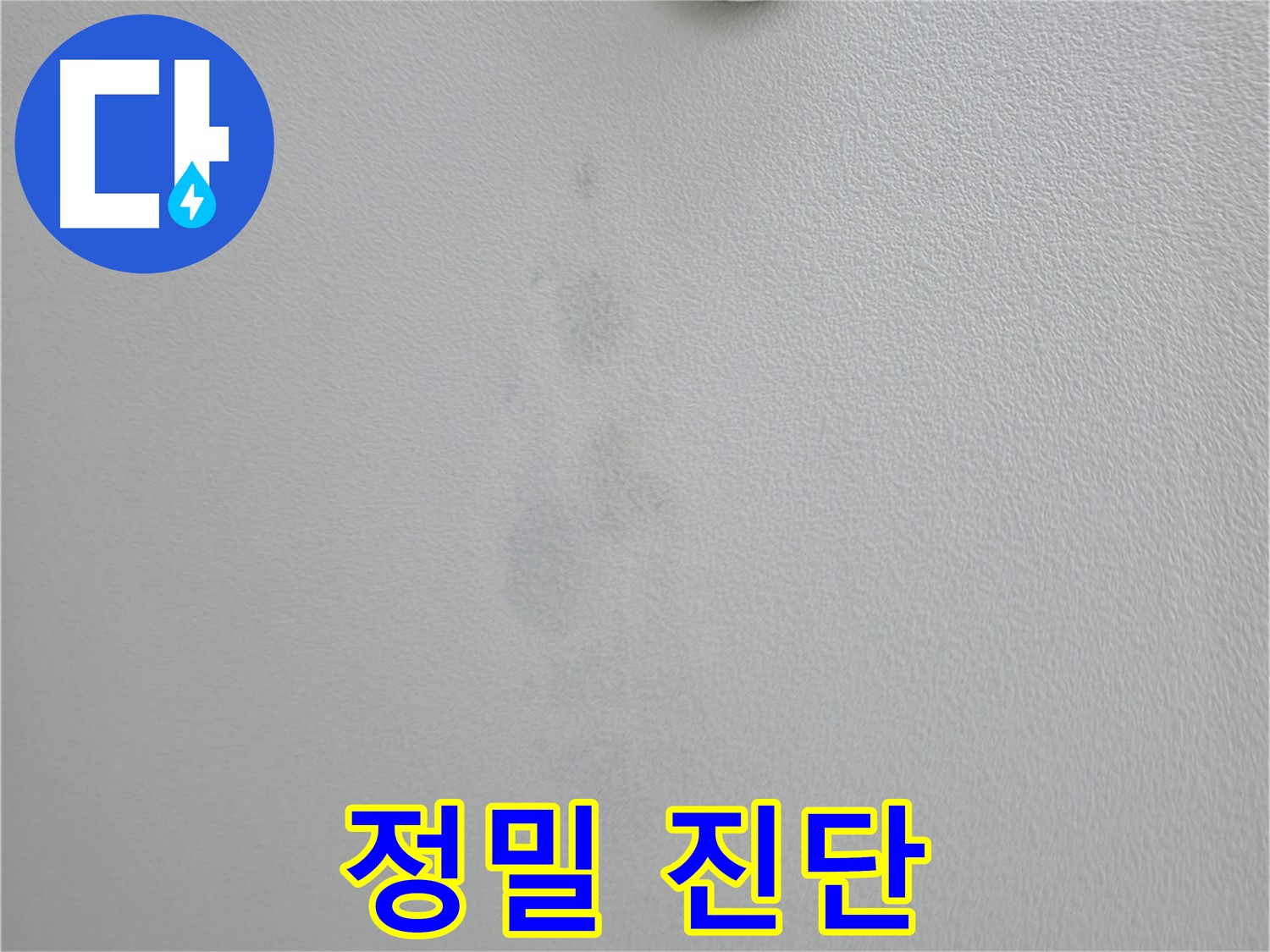 의왕시 능안길 백운그린힐 아파트 천장 얼룩 - 정밀 진단 진행 중