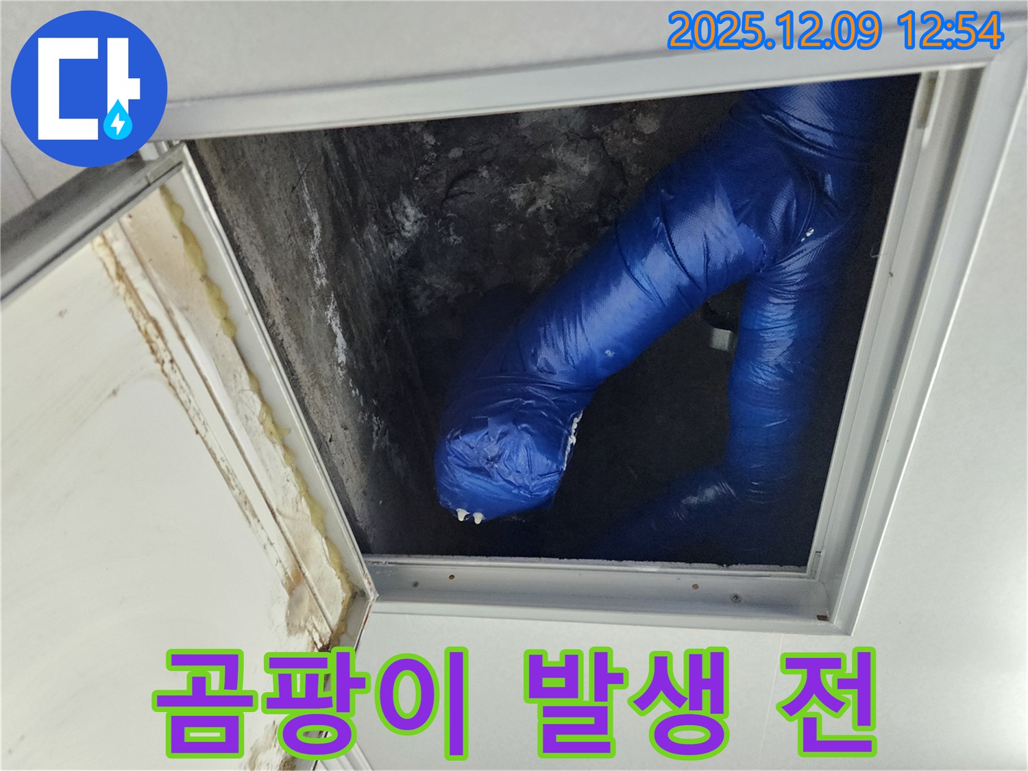 포천 영중면 누수탐지 - 천장 속 누수, 곰팡이 발생 전 해결!