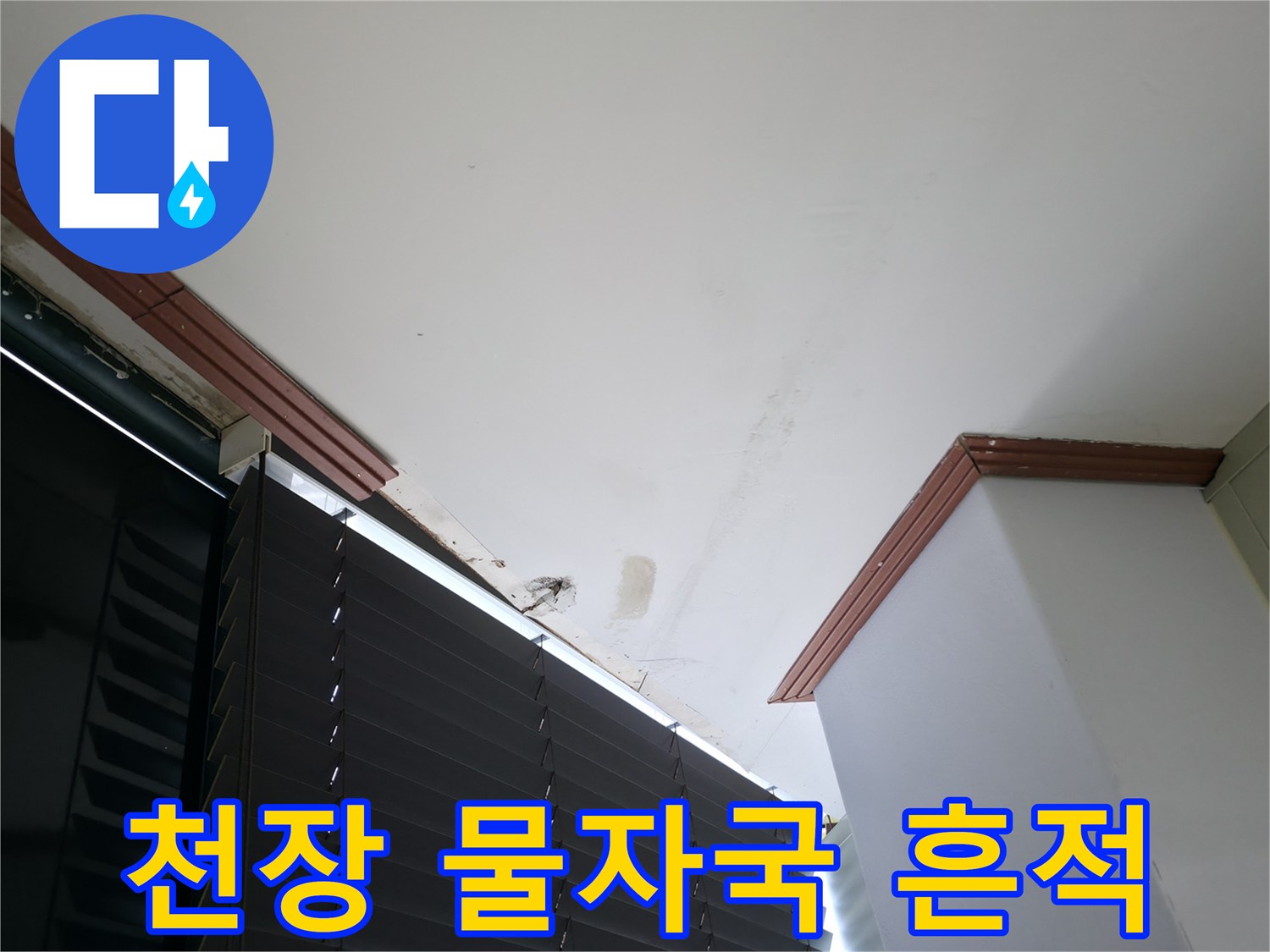 기흥구 현장-천장 얼룩 및 곰양 형성 부위