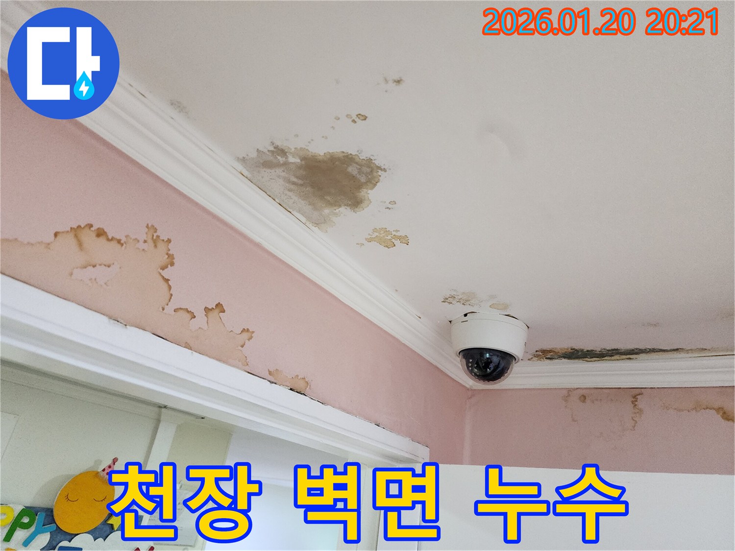 강남구 도곡동에서 발견된 심각한 천장-벽면 누수 현장 - 누수 원인을 정밀하게 분석하는 과정