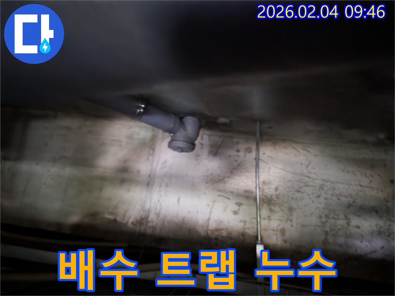 양천구 신정동 누수 - 싱크대 배수 트랩 누수 점검